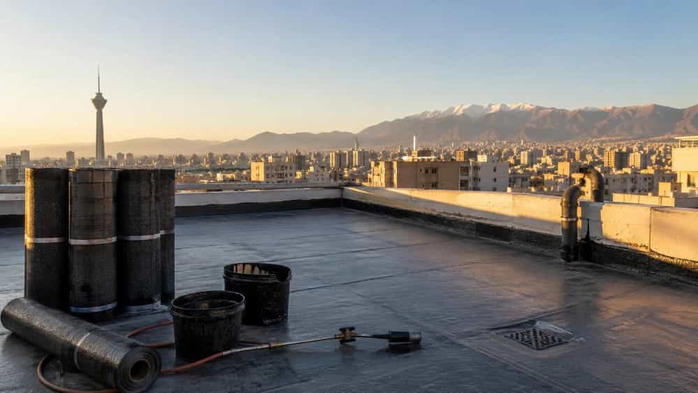 قیمت عایق رطوبتی در تهران برای پشت‌ بام